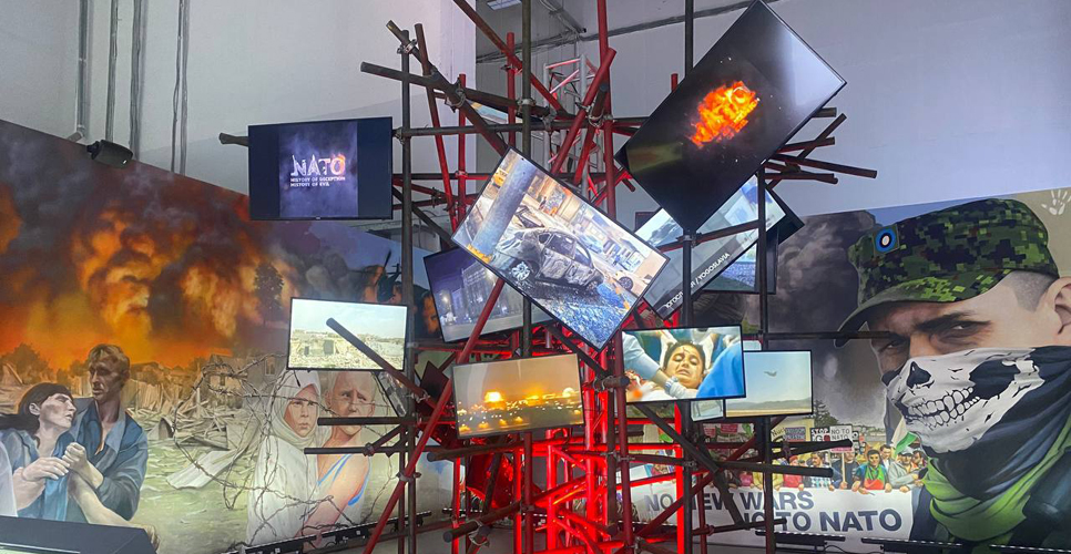 На Всемирном фестивале молодёжи открылась выставка «НАТО: история обмана»