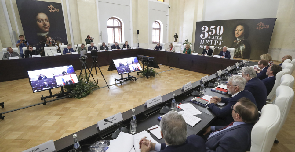 Заседание Оргкомитета по подготовке празднования 350-летия со дня рождения Петра I