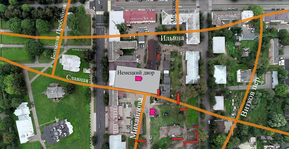 О работах на Немецком дворе в Великом Новгороде