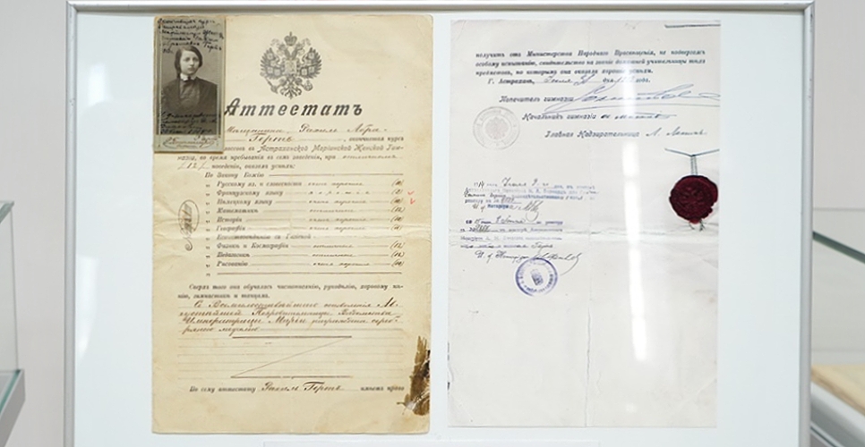 Выставка к 165-летию открытия Астраханского Мариинского училища открылась в Астрахани