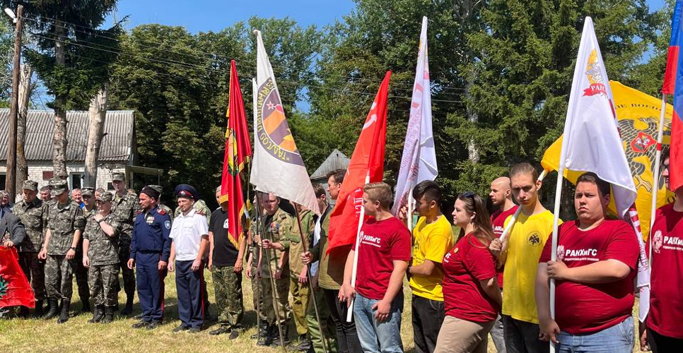 В селе Топки Орловской области состоялось перезахоронение 313 советских солдат