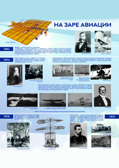 Выставка, посвященная 100-летию отечественной гражданской авиации