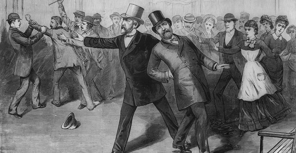2 июля 1881 года было совершено покушение на Джеймса Гарфилда