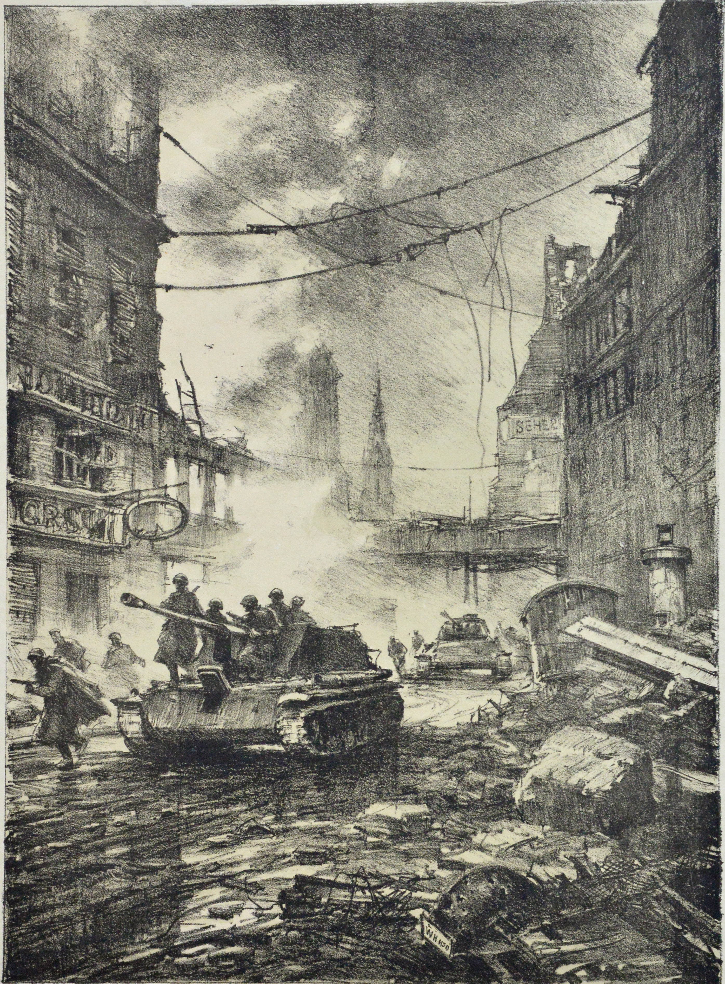 В.В. Богаткин. «Вперёд, к Рейхстагу!». 1949 г.