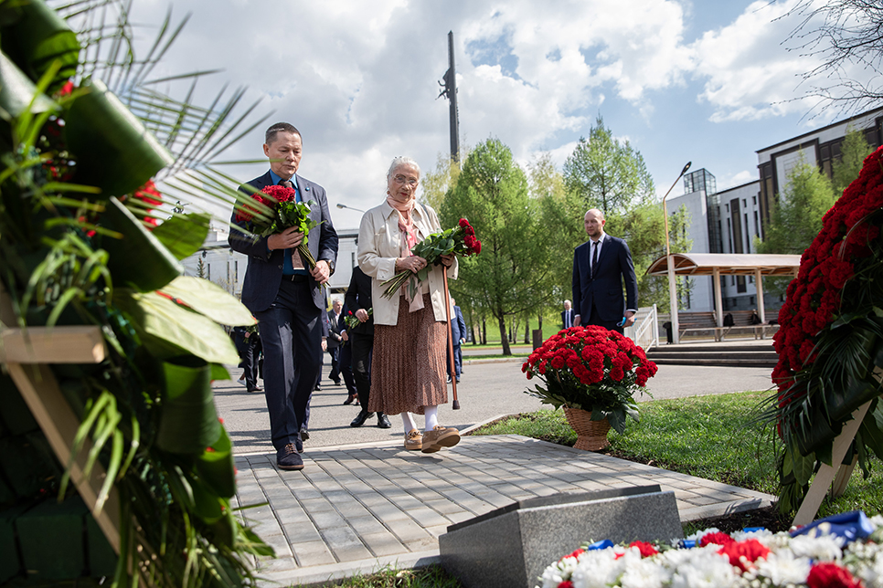 В Парке Победы состоялось мероприятие, приуроченное к годовщине встречи на реке Эльбе