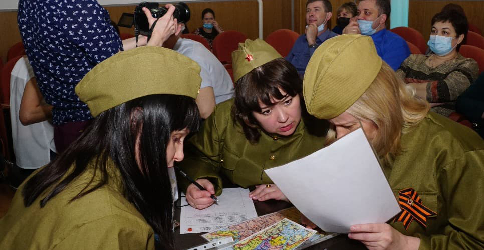 Интеллектуальная игра по Великой Отечественной войне в г. Чита