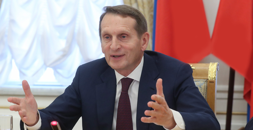 Выступление Председателя Российского исторического общества Сергея Нарышкина на российско-китайском круглом столе «Исторический процесс в Новое и Новейшее время и структура современного мира».