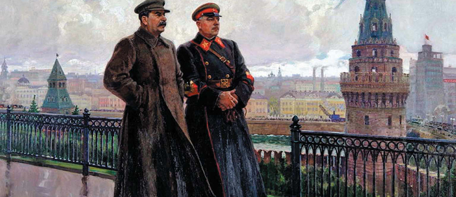 &laquo;два вождя после дождя&raquo; - &laquo;И.В. Сталин и К.Е. Ворошилов в Кремле&raquo;